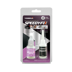 P&oacute; e Adesivo Speedy Fix 10ml+10ml Branco